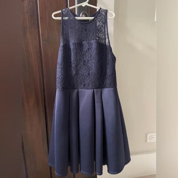 Aqua | Dresses | Navy Blue Teen Dress | Poshmark